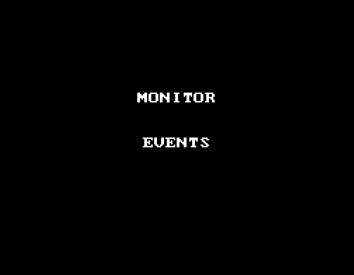monitor event